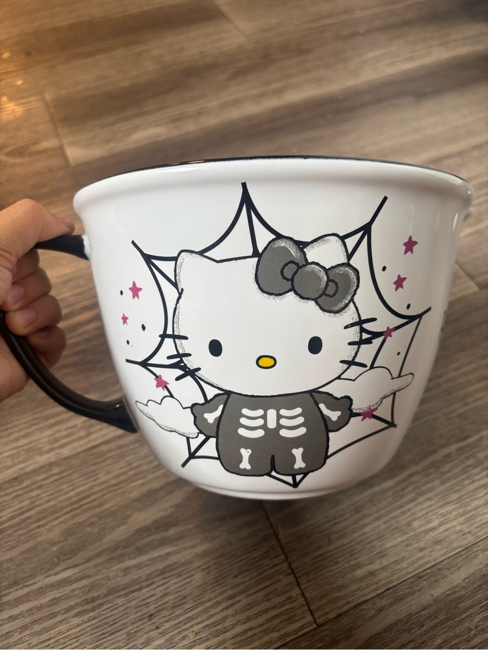 Hello Kitty White, Black & Pink Halloween Ceramic bowl